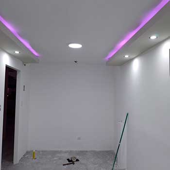 Instalación de techo en drywall