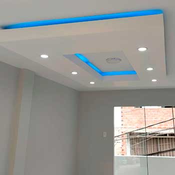 Instalación de techo en drywall