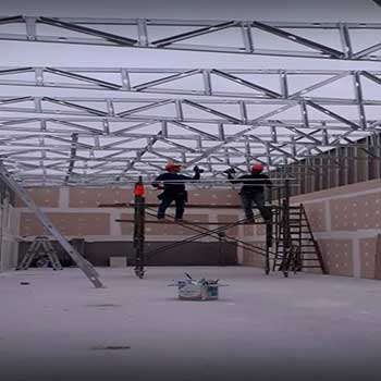 Construcción de Auditorio en Drywall