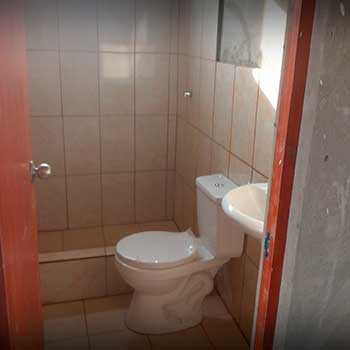 Construcción de 5 Habitaciones con baño para Hotel